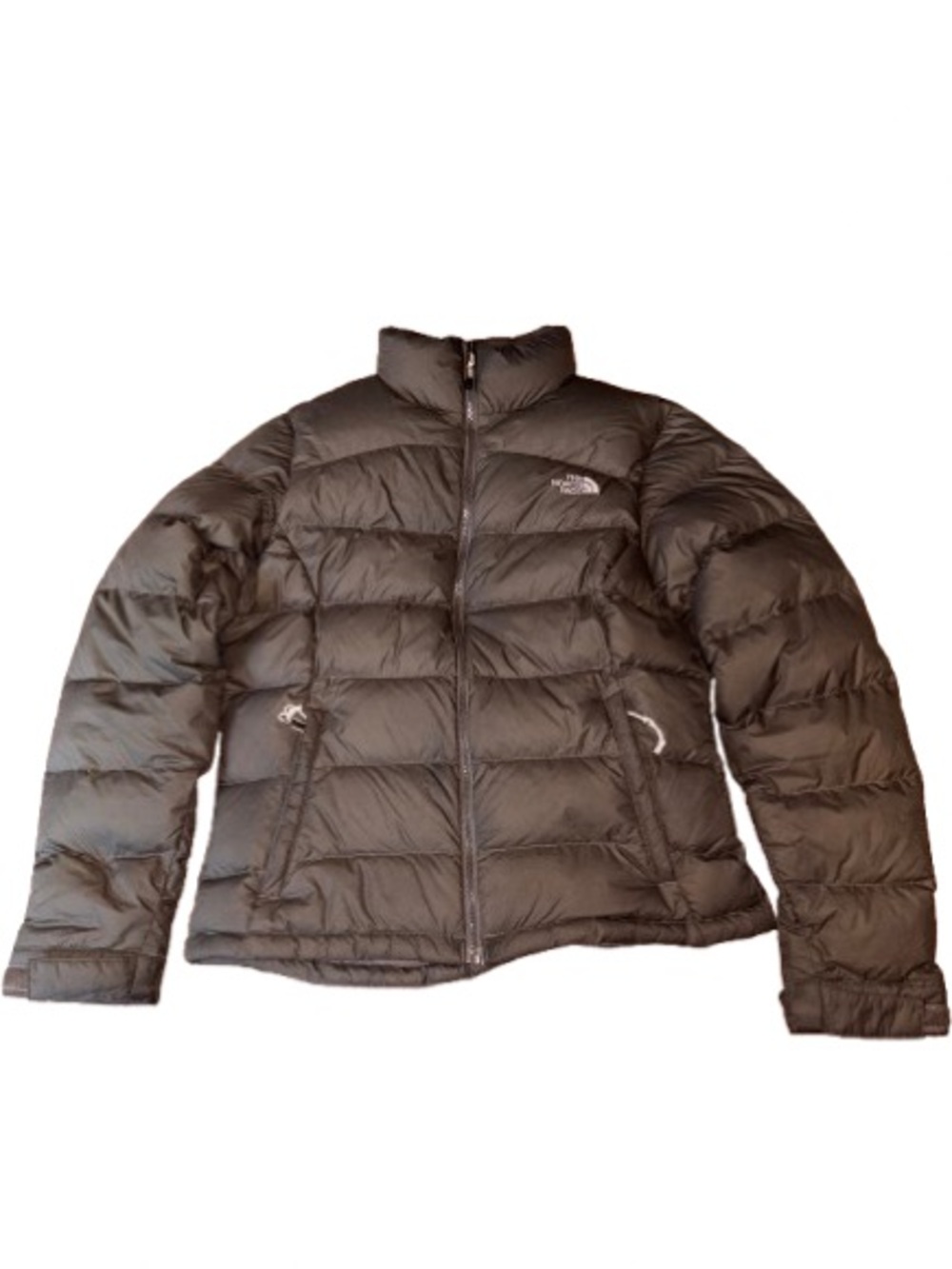 The North Face chocolate brown Quilted Down Jacket size M